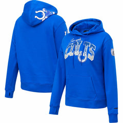 Indianapolis Colts  Pro Standard Women's Local Patch Pullover Hoodie
