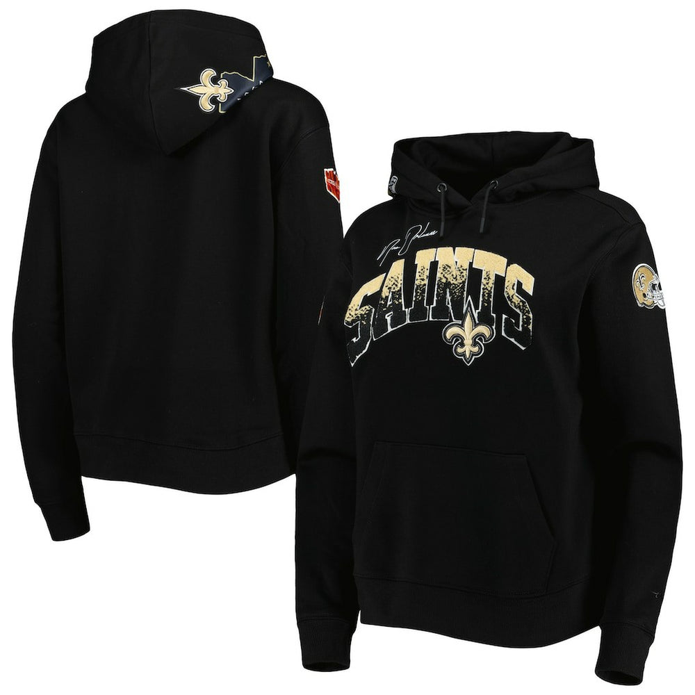 New Orleans Saints  Pro Standard Women's Local Patch Pullover Hoodie