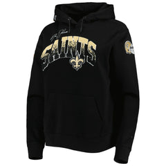 New Orleans Saints  Pro Standard Women's Local Patch Pullover Hoodie