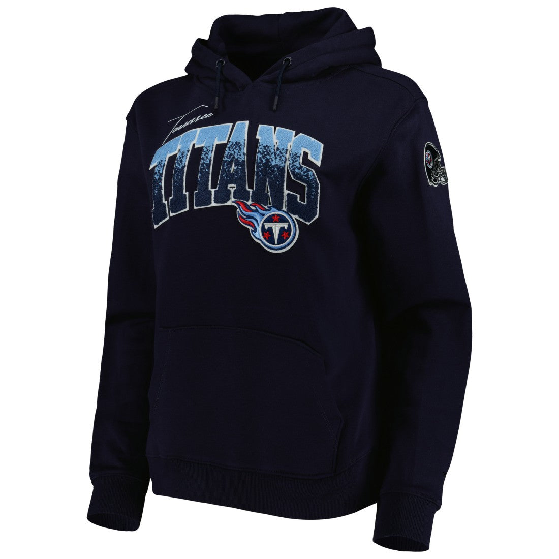 Tennessee Titans  Pro Standard Women's Local Patch Pullover Hoodie