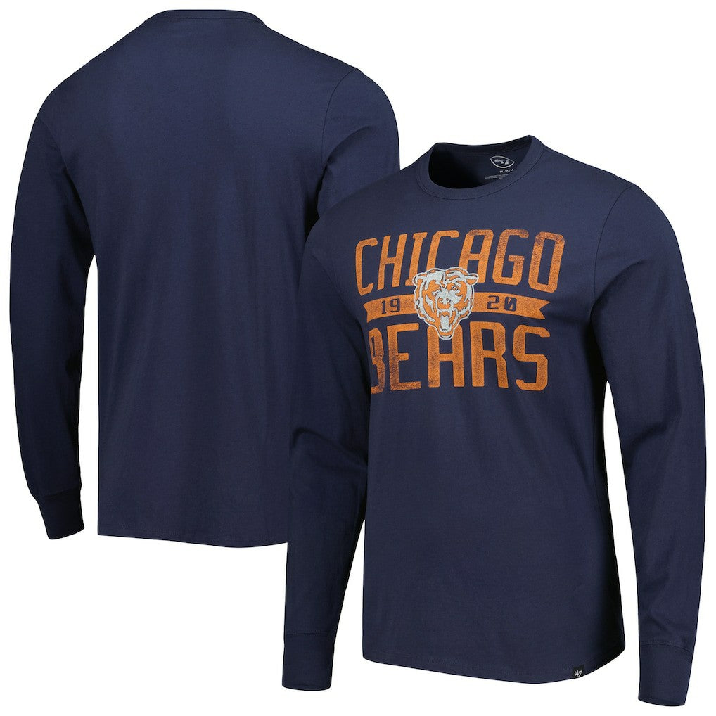 Chicago Bears 47 brand '47 Brand Wide Out Franklin Long Sleeve T-Shirt