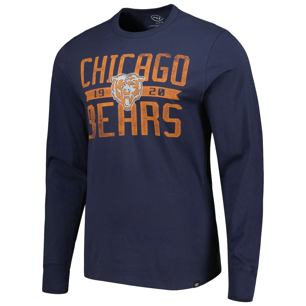 Chicago Bears 47 brand '47 Brand Wide Out Franklin Long Sleeve T-Shirt