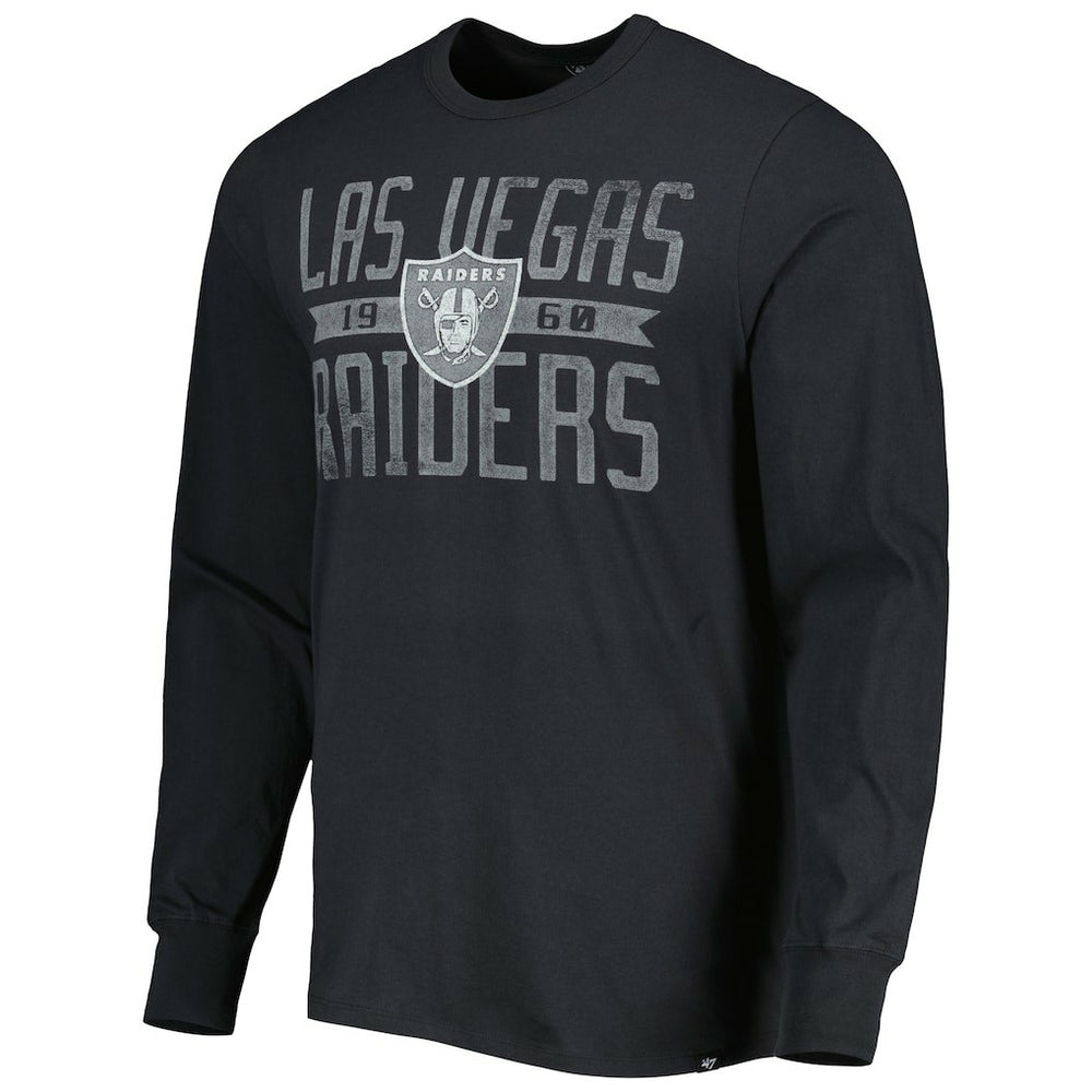 Las Vegas Raiders 47 brand '47 Brand Wide Out Franklin Long Sleeve T-Shirt