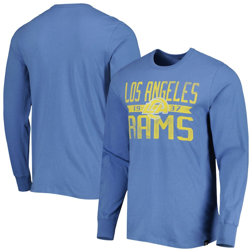 Los Angeles Rams 47 brand '47 Brand Wide Out Franklin Long Sleeve T-Shirt