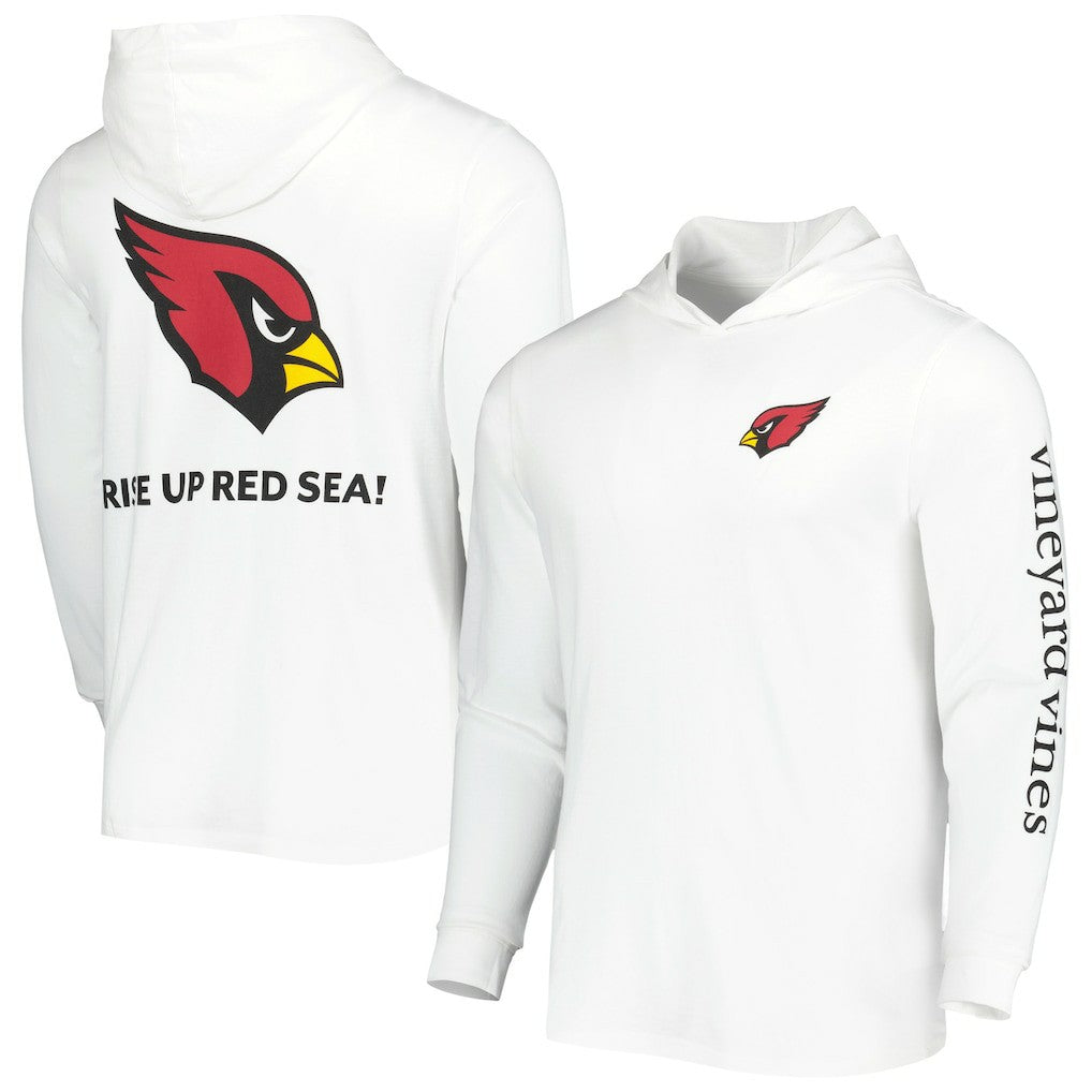 Arizona Cardinals  Vineyard Vines Local Long Sleeve Hoodie T-Shirt