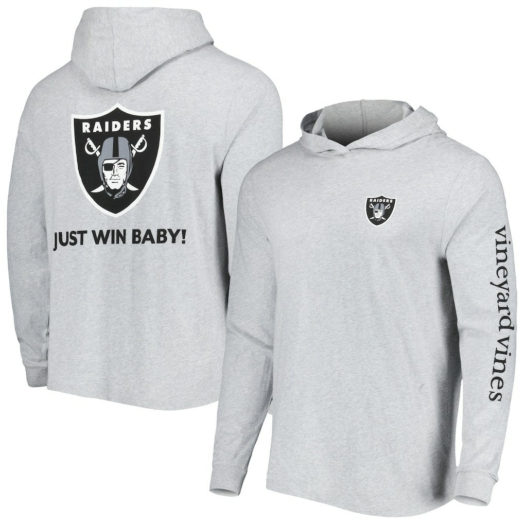Las Vegas Raiders  Vineyard Vines Local Long Sleeve Hoodie T-Shirt