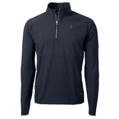 Buffalo Bills  Cutter & Buck Adapt Eco Knit Hybrid Recycled Quarter-Zip Pullover Top