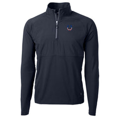 Indianapolis Colts  Cutter & Buck Adapt Eco Knit Hybrid Recycled Quarter-Zip Pullover Top