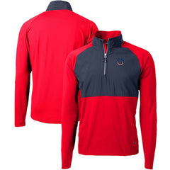 Indianapolis Colts  Cutter & Buck Adapt Eco Knit Hybrid Recycled Quarter-Zip Pullover Top