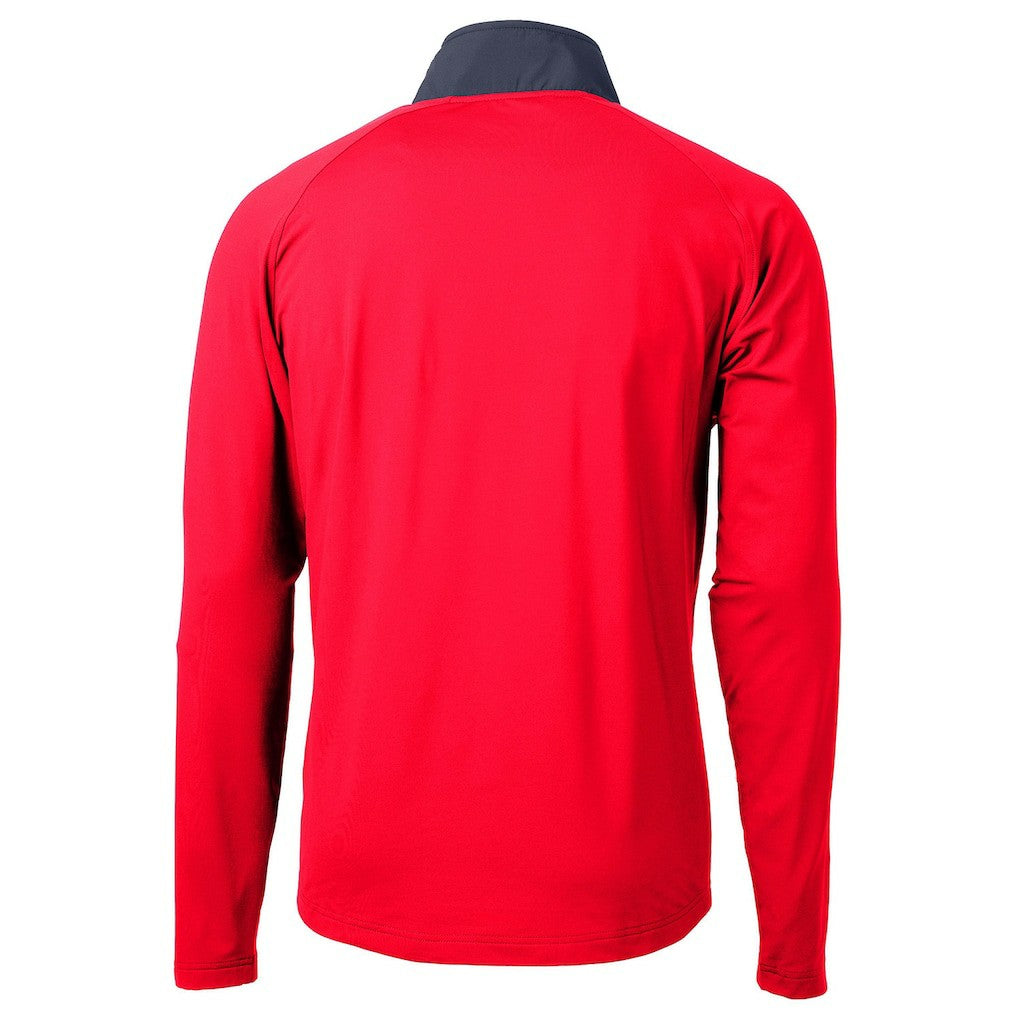Indianapolis Colts  Cutter & Buck Adapt Eco Knit Hybrid Recycled Quarter-Zip Pullover Top