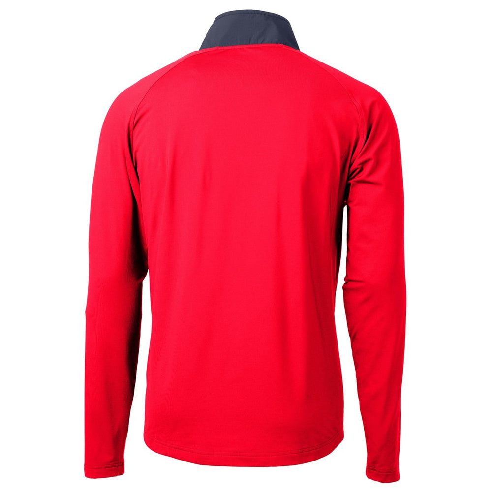 Houston Texans  Cutter & Buck Adapt Eco Knit Hybrid Recycled Quarter-Zip Pullover Top