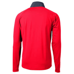 Houston Texans  Cutter & Buck Adapt Eco Knit Hybrid Recycled Quarter-Zip Pullover Top
