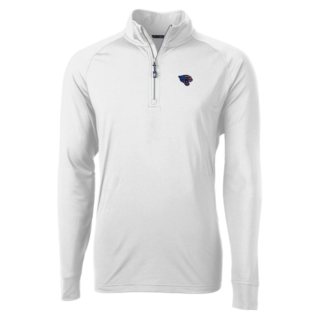 Jacksonville Jaguars  Cutter & Buck Team Adapt Eco Knit Hybrid Recycled Quarter-Zip Pullover Top
