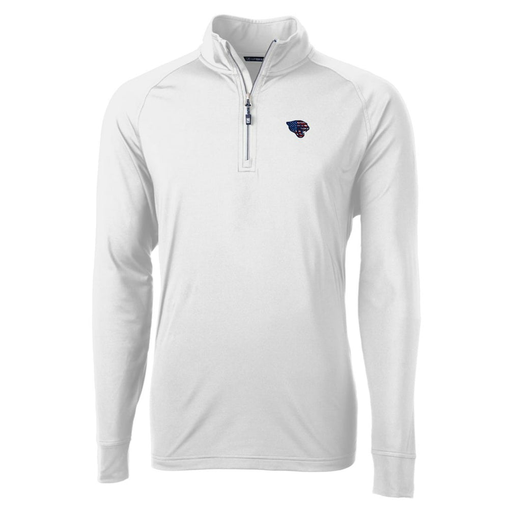 Jacksonville Jaguars  Cutter & Buck Team Adapt Eco Knit Hybrid Recycled Quarter-Zip Pullover Top