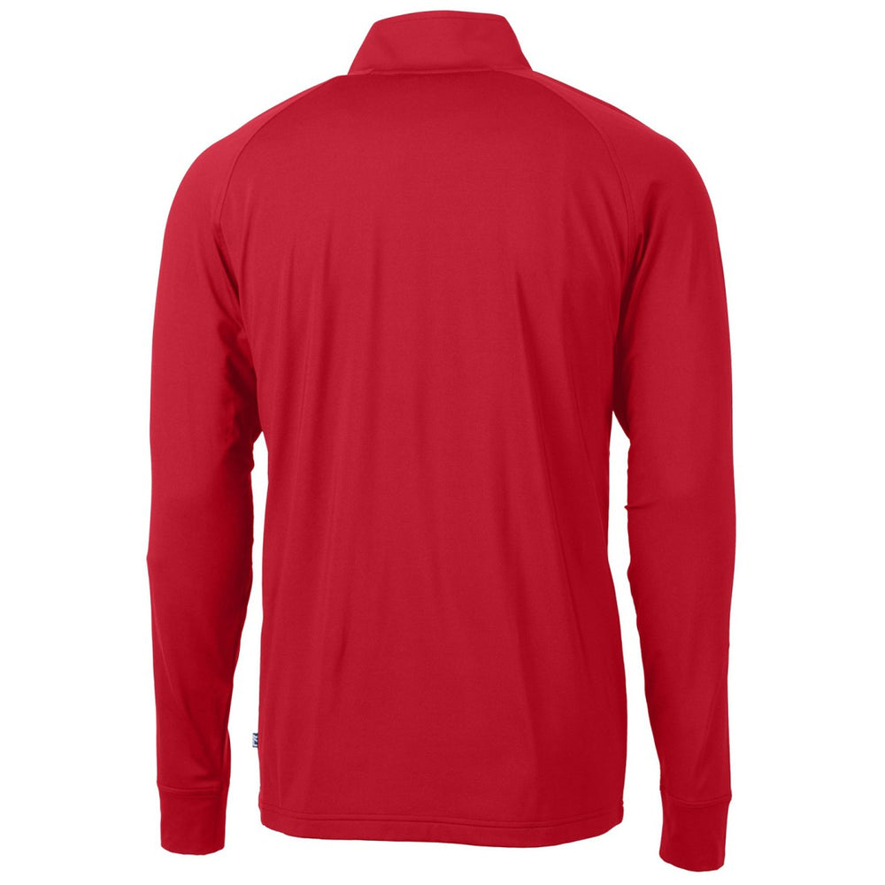 Tennessee Titans  Cutter & Buck Team Adapt Eco Knit Hybrid Recycled Quarter-Zip Pullover Top