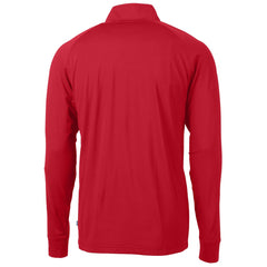 Tennessee Titans  Cutter & Buck Team Adapt Eco Knit Hybrid Recycled Quarter-Zip Pullover Top