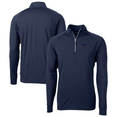 Minnesota Vikings  Cutter & Buck Team Adapt Eco Knit Hybrid Recycled Quarter-Zip Pullover Top
