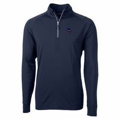 Minnesota Vikings  Cutter & Buck Team Adapt Eco Knit Hybrid Recycled Quarter-Zip Pullover Top