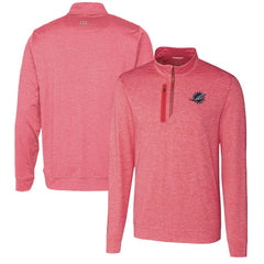 Miami Dolphins  Cutter & Buck Stealth Quarter-Zip Pullover Top