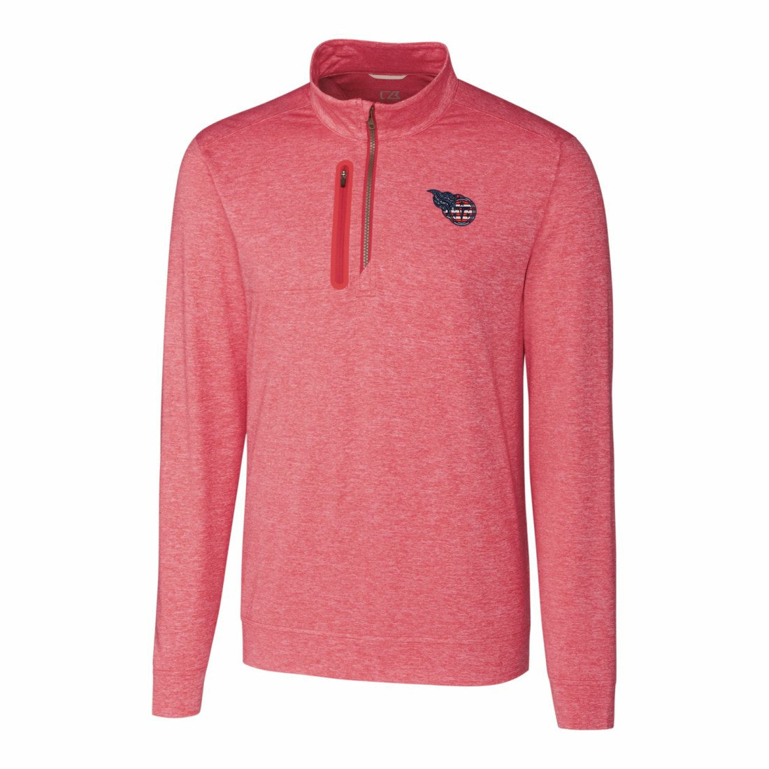 Tennessee Titans  Cutter & Buck Stealth Quarter-Zip Pullover Top