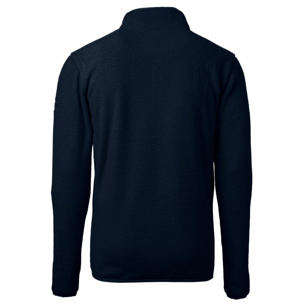 Detroit Lions  Cutter & Buck Big & Tall Cascade Eco Sherpa Fleece Quarter-Zip Pullover Jacket
