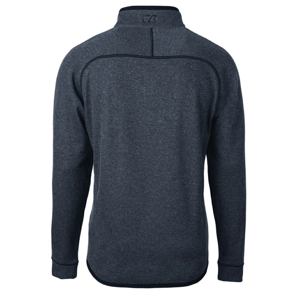 Kansas City Chiefs  Cutter & Buck Big & Tall Mainsail Sweater Knit Half-Zip Pullover Jacket