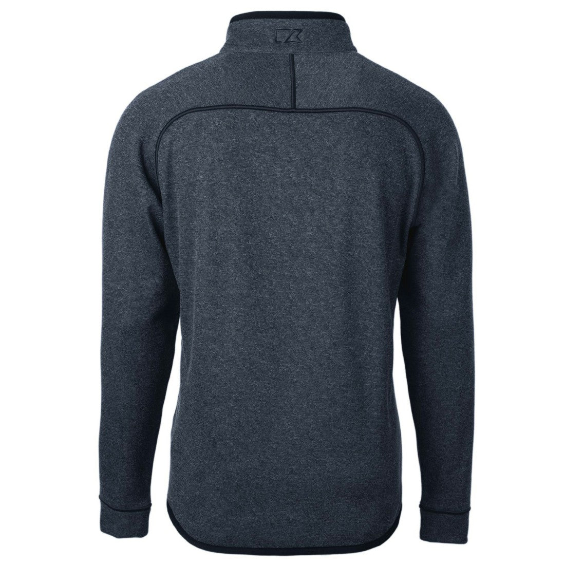 Detroit Lions  Cutter & Buck Big & Tall Mainsail Sweater Knit Half-Zip Pullover Jacket
