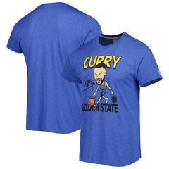 Stephen Curry Golden State Warriors Homage Player Caricature Tri-Blend T-Shirt sale On Sale
