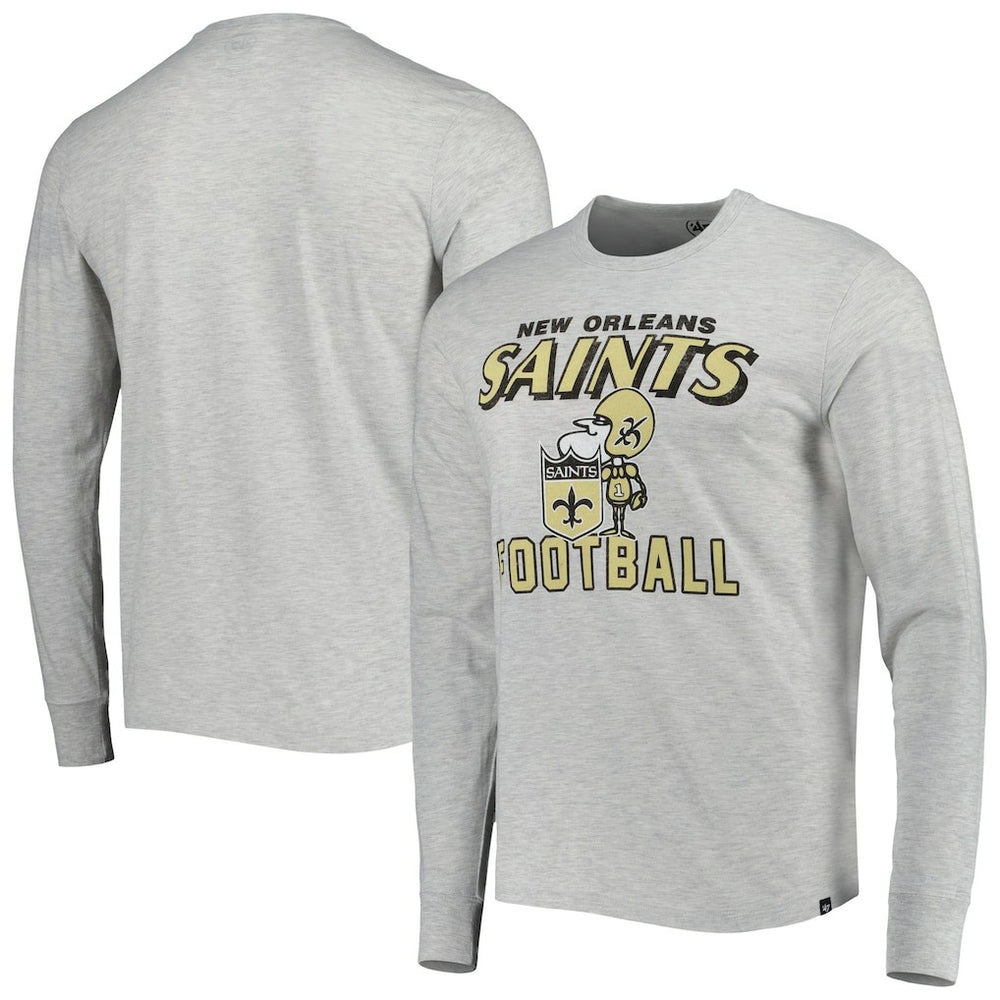 New Orleans Saints 47 brand '47 Dozer Franklin Long Sleeve T-Shirt