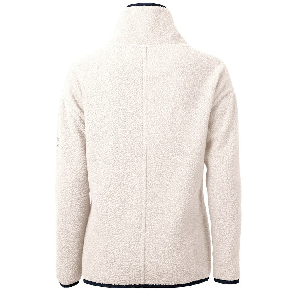Pittsburgh Steelers  Cutter & Buck Women's Americana Cascade Eco Sherpa Fleece Half-Zip Pullover Jacket