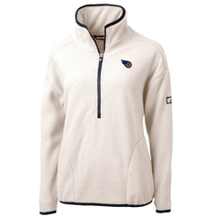 Tennessee Titans  Cutter & Buck Women's Americana Cascade Eco Sherpa Fleece Half-Zip Pullover Jacket