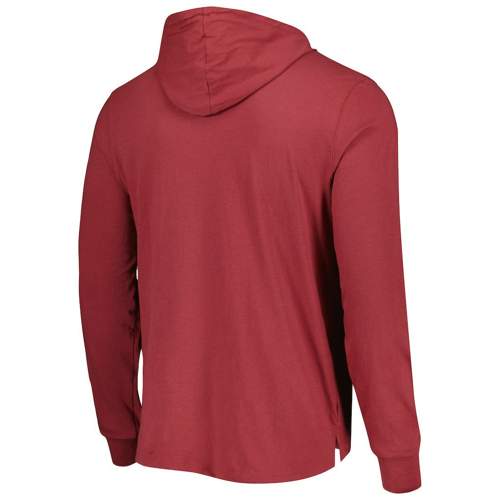 Arizona Cardinals 47 brand '47 Field Franklin Hooded Long Sleeve T-Shirt