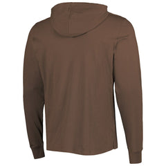 Cleveland Browns 47 brand '47 Field Franklin Hooded Long Sleeve T-Shirt