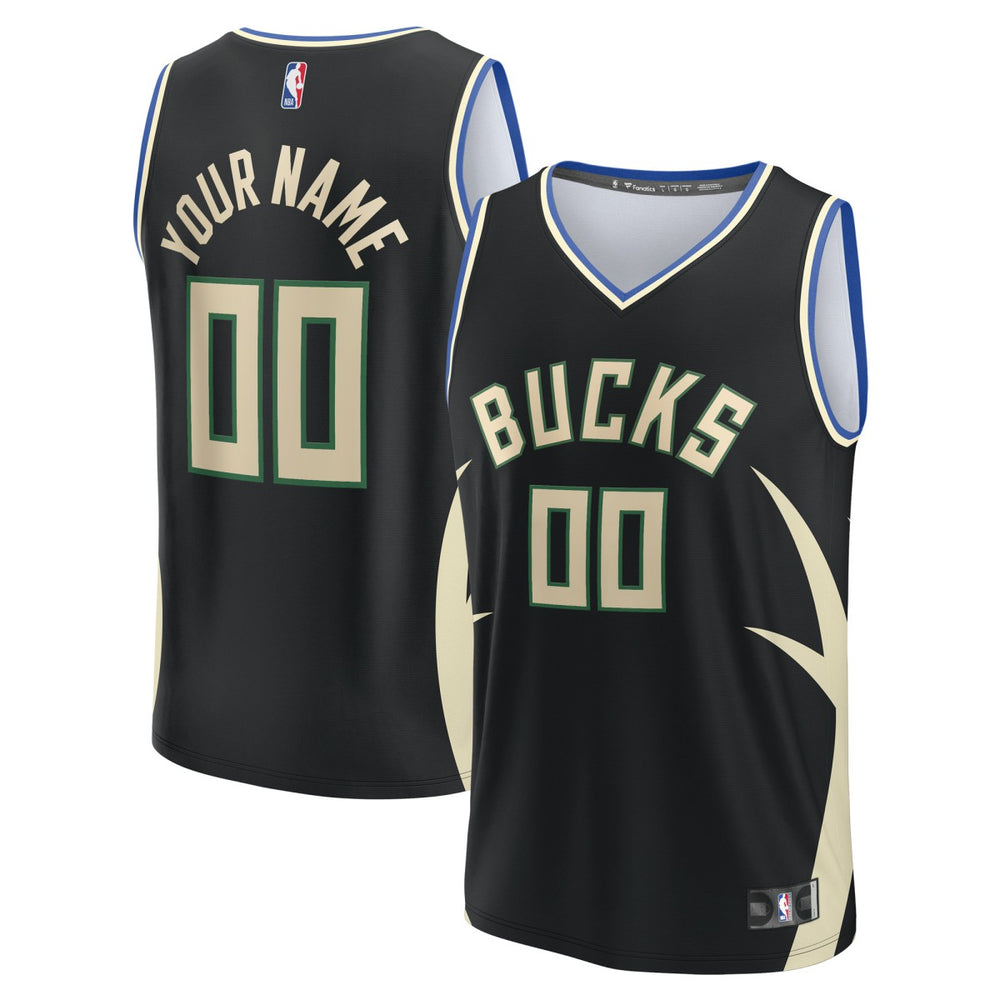 Milwaukee Bucks Custom Fast Break Jersey Discount