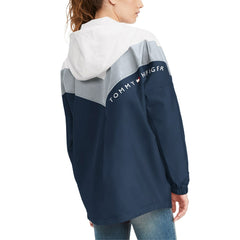 Dallas Cowboys  Tommy Hilfiger Women's Staci Half-Zip Hoodie Windbreaker Jacket