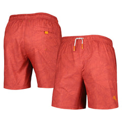 Los Angeles Angels Tommy Bahama Naples Layered Leaves Swim Trunks | MLB On Sale