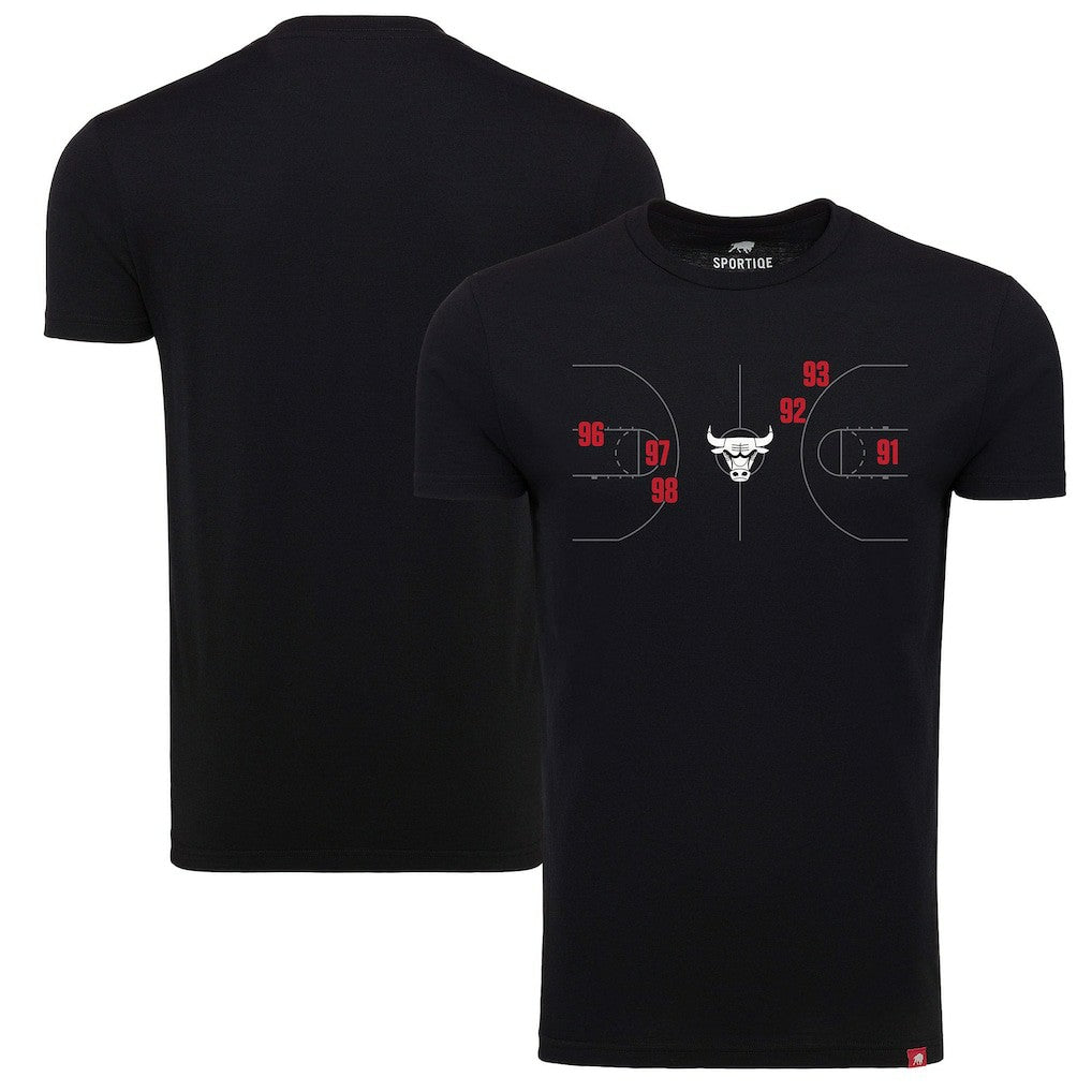 Chicago Bulls Sportiqe Unisex 1966 Collection Comfy Tri-Blend T-Shirt sale Online