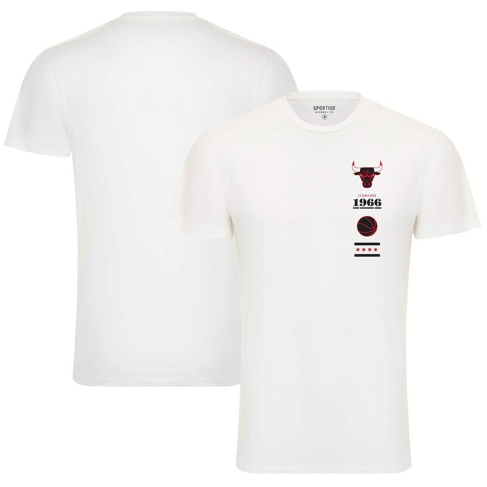 Chicago Bulls Sportiqe Unisex 1966 Collection City Flag Bingham T-Shirt sale Online