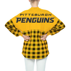 Pittsburgh Penguins Fanatics Women's Buffalo Check Long Sleeve T-Shirt Online
