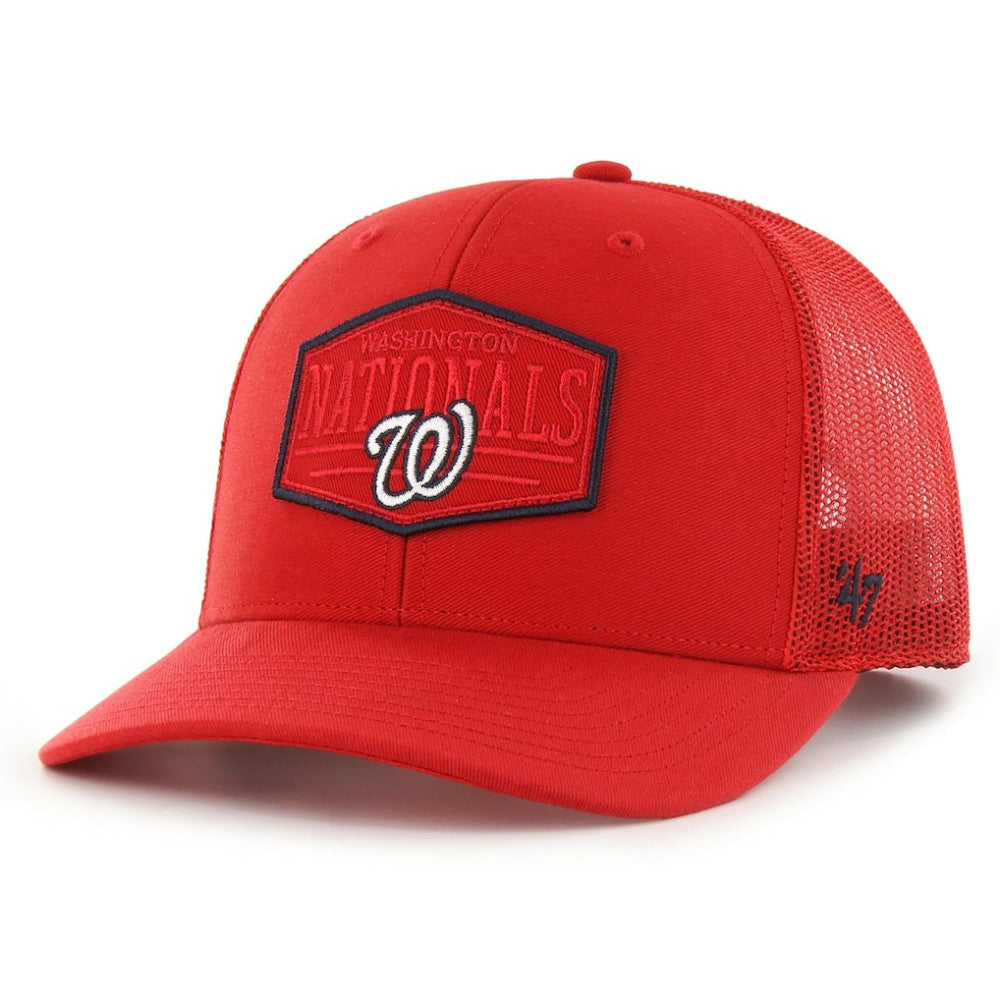 Washington Nationals '47 Ridgeline Tonal Patch Trucker Adjustable Hat | MLB New