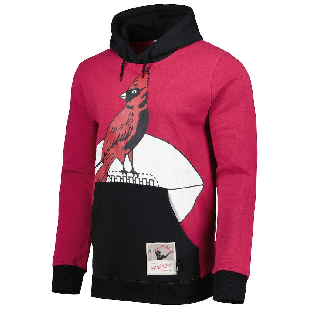 Arizona Cardinals Mitchell & Ness Big Face 5.0 Pullover Hoodie