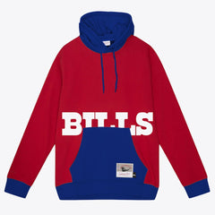 Buffalo Bills Mitchell & Ness Big Face 5.0 Pullover Hoodie