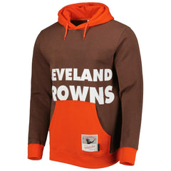 Cleveland Browns Mitchell & Ness Big Face 5.0 Pullover Hoodie