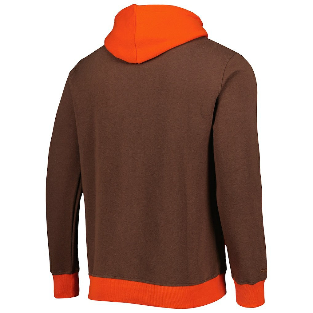 Cleveland Browns Mitchell & Ness Big Face 5.0 Pullover Hoodie