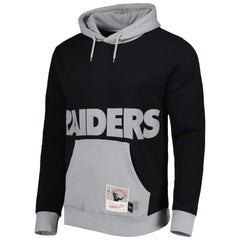 Las Vegas Raiders Mitchell & Ness Big Face 5.0 Pullover Hoodie