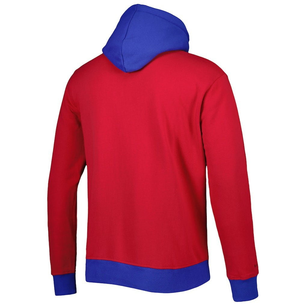 New England Patriots Mitchell & Ness Big Face 5.0 Pullover Hoodie