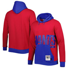 New York Giants Mitchell & Ness Big Face 5.0 Pullover Hoodie