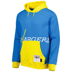 Los Angeles Chargers Mitchell & Ness Big Face 5.0 Pullover Hoodie
