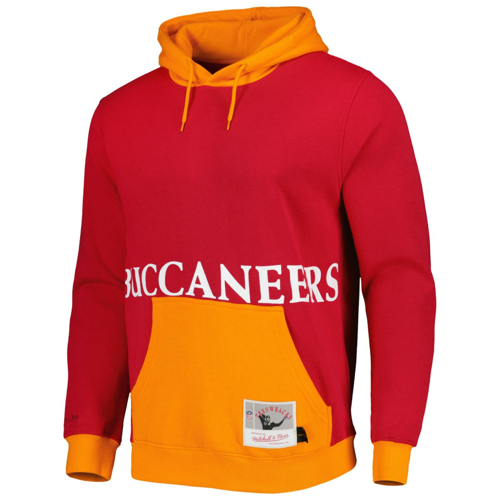 Tampa Bay Buccaneers Mitchell & Ness Big Face 5.0 Pullover Hoodie