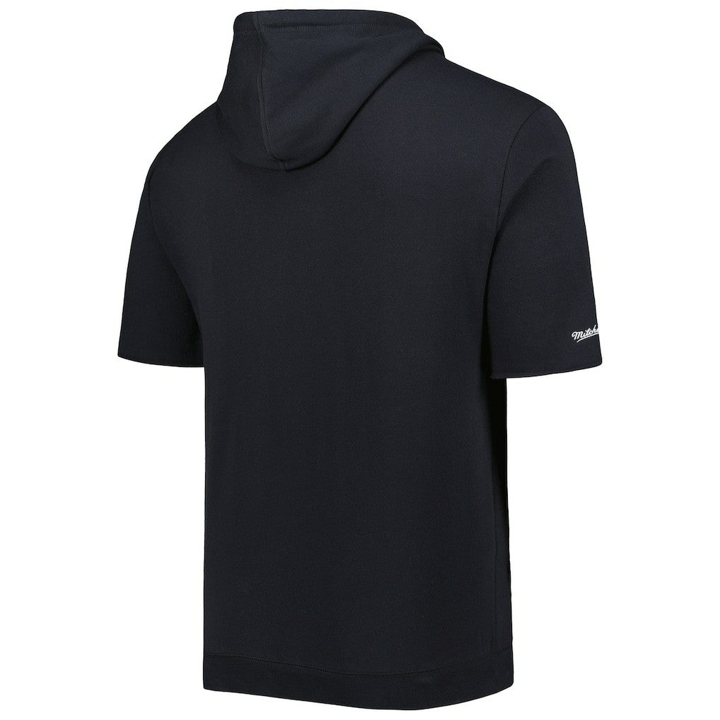 Las Vegas Raiders Mitchell & Ness Washed Short Sleeve Pullover Hoodie